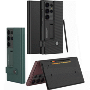 💼 Étui Portefeuille à Rabat en Cuir PU de Haute Qualité Samsung