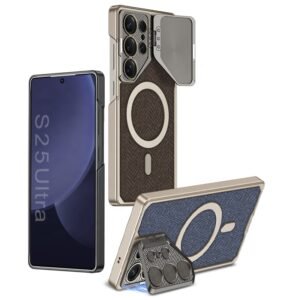 Coque Magnétique en Nylon – Motif Tissu d’Affaires Pour Samsung