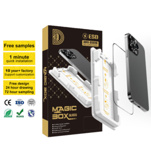 🛡️ Kit de Protection d’Écran Original Box – Verre Trempé 9H avec Applicateur Facile