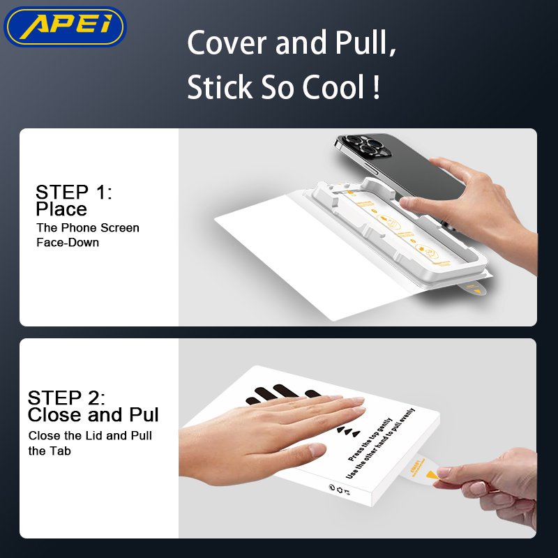 🛡️ Kit de Protection d’Écran Original Box – Verre Trempé 9H avec Applicateur Facile – Image 3